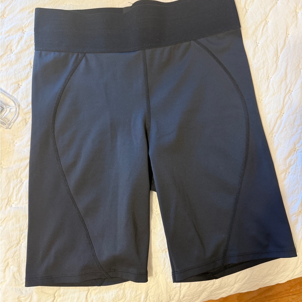 Good American Black Bike Shorts